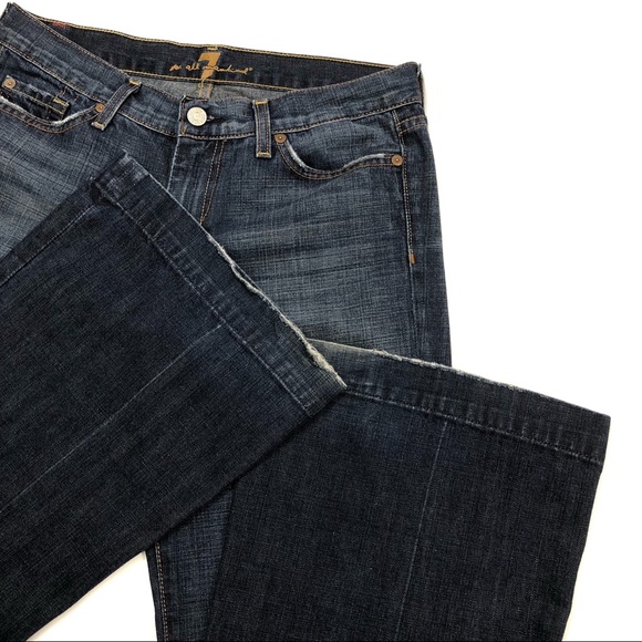 7 For All Mankind Dojo Jeans 29x33 - Picture 6 of 8